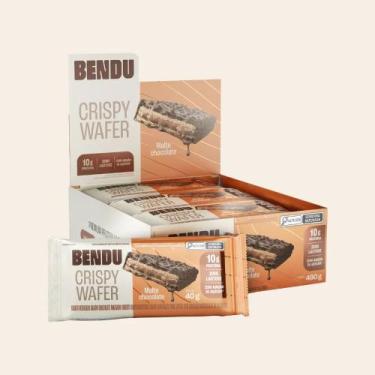 Imagem de Wafer Maltado Crocante 12 Unidades de 40g Sabor Inconfundível - Bendu