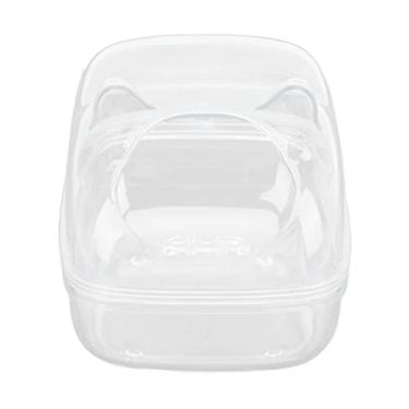 Imagem de Banheiro gerbil, banheiro para hamster com formato versátil à prova de respingos para pequenos animais de estimação, banho de hamster sírio(ampla)