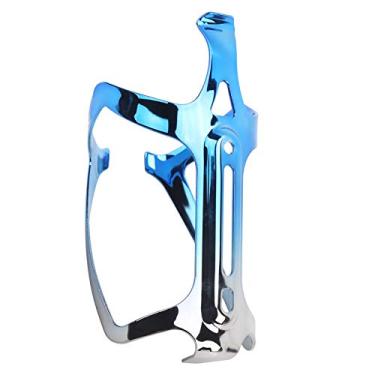 Imagem de Gaiola de garrafa de água para bicicleta, liga de alumínio, suporte de garrafa de água para mountain bike, suporte de retenção seguro para bicicleta de estrada, bicicletas de montanha, carrinhos de bebê (cinza azul) porta-copos Gaiolas de garrafa de água de bicicleta