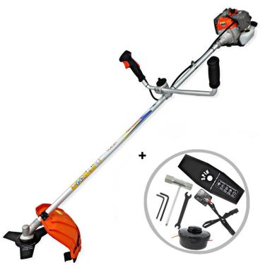 Imagem de Roçadeira Profissional Vulcan Lateral VR330P 2T 33CC 1,3HP + Faca 2 Pontas Furo 25mm Tamanho 330mm Espessura 2,7mm