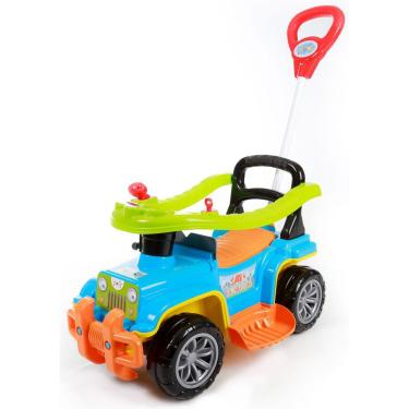 Imagem de Carrinho Infantil Passeio Empurrador Jip Jip Colorido Maral