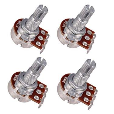 Imagem de simhoa 4x potenciômetro de interruptor de tom de volume para guitarra baixo elétrico A250K / B250K POTS