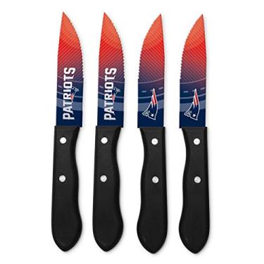 Imagem de Conjunto de facas de bife Sports Vault NFL New England Patriots, 24,7 cm