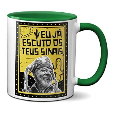 Imagem de Caneca Lula Presidente Eu Já Escuto Os Teus Sinais Esperança (Verde)