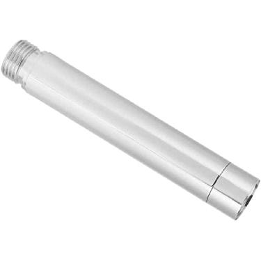 Imagem de 1pcs Chuveiro Faucet Extensão Tubo de aço inoxidável tubo de chuveiro redondo cromado cromado revestimento portátil chuveiro chuveiro acessório banheiro acessório, 4inch