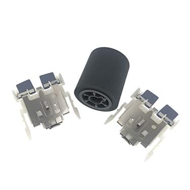 Imagem de OKLILI PA03586-0001 PA03586-0002 Scanner 1 x Pickup Pick Roller + 2 x Almofadas de separação compatíveis com Fujitsu S1500 S1500M fi-6110 N1800