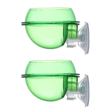 Imagem de Ventosa de sucção Windspeed, alimentador de répteis para alimentos, tigela de água à prova de fuga, tigela de camaleão Gecko, acessórios de bordas répteis para dragão com barba de lagarto, pacote com 2