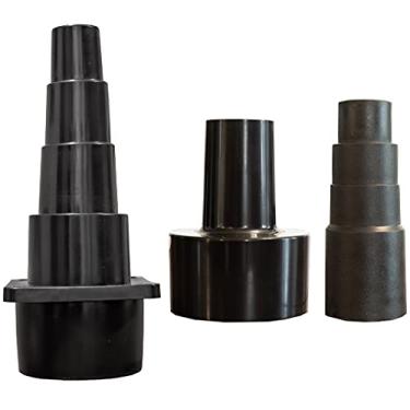Imagem de Universal Shop — Adaptadores de mangueira de aspirador de pó 3 acessórios de aspirador de pó para oficina de trabalho, acessórios para coleta de poeira, acessórios para coleção, acessórios para coletores de poeira Wet Dry Shop Vac Adaptador coletor de pó 1 1/4 acessórios a vácuo