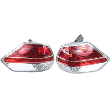 Imagem de JESYMBX Para NISSAN X-TRAIL T32 2014 2015 2016 Luz traseira para-choque traseiro luz de neblina par externo de luz de freio