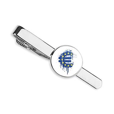 Imagem de Gravata com símbolo da Unificação Monetária da União Europeia, Presente, Homem Empresarial