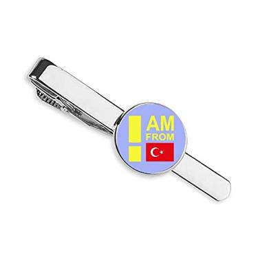 Imagem de Clipe de gravata I Am From Turkey para presente de homem de negócios