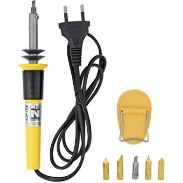 Imagem de PIROGRAFO GRAVADOR DE PEÇAS SOLDADOR COM 5 PONTAS E SUPORTE 30W WESTERN 220V