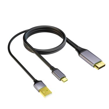 Imagem de Universal Displayport para cabo USBC  4K @ 60Hz DP para cabo adaptador tipo C  Usado para projetor