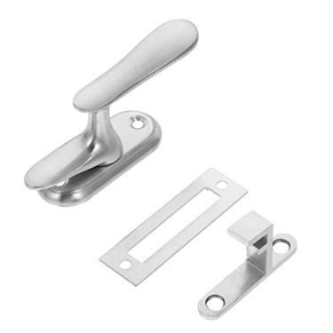 Imagem de Veemoon 1 Unidade cadeado trava de porta deslizante trinco da janela parafusos fechaduras parafuso deslizante Parafuso da porta montagem em superfície fechadura da porta janela deslizante