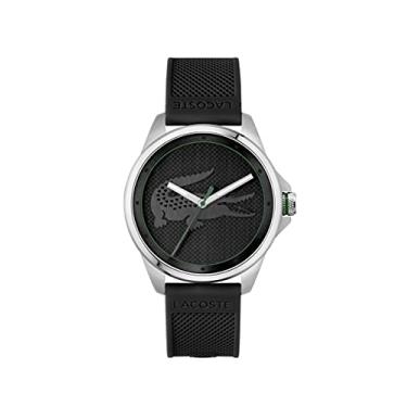 Imagem de Lacoste Relógio masculino Le Croc de quartzo – Relógio premium, Preto, masculino