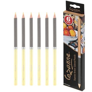 Imagem de Creative Mark Cezanne Lápis de cor premium creme, pacote com 6 - lápis de desenho altamente pigmentados - lápis de colorir para desenhar, misturar, colorir e mais