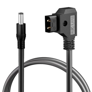 Imagem de Alvin's Cables Cabo de alimentação D-tap para CC para Canon C70, Atomos Shogun, monitor SmallHD Indie 7, Blackmagic Video Assist, cabo CC de 12 V 5,5 mm × 2,1 mm 60 cm | 59,9 cm