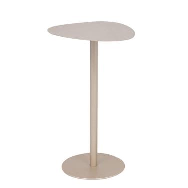 Imagem de Mesa Lateral Wing Baixa Organica 39x34cm Decoração Moderna Champanhe