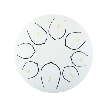 Imagem de Tambor de chuva, tambor de chuva para uso externo quando chove, tambor de chakra, tambor de chakra para chuva ao ar livre, 15 cm 8 notas, tambor de chuva musical à prova d'água, aproveite a sinfonia