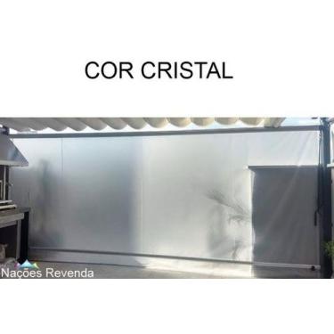 Imagem de Lona Translúcida confeccionada para Toldo cortina *SOMENTE A LONA* Med
