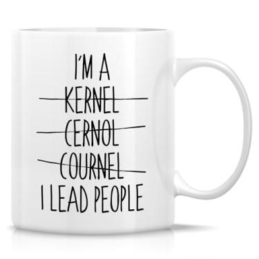 Imagem de Retreez Caneca engraçada - Melhor promoção de coronel promovida 325 ml canecas de café de cerâmica - Humor sarcasmo apreciação inspiradora oficial militar soldado marinho presente para ele seus