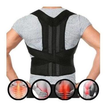 Imagem de Cinta Colete Corretor Postura Coluna Lombar Reforçada - oem, gg/xxl3xl