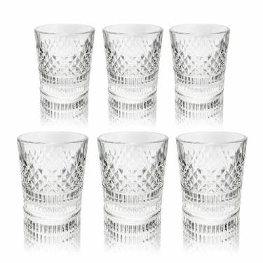 Imagem de Conj Copos pra Whisky Cristal Nobre Lapidados Turco Luxo - LUXdécor