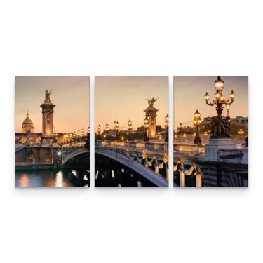 Imagem de Quadro Cidade Paris Ponte Alexandre III Decorativo -  Wall Frame