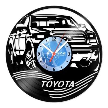 Imagem de Relógio De Parede Disco Vinil Carros - Toyota - VCA-012 - Modernarte