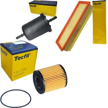 Imagem de Kit Filtro De Oleo Ar Combustível Tecfil Peugeot 2008 208 Partner Citr