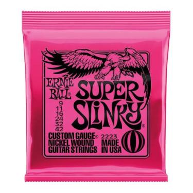 Imagem de Encordoamento Guitarra 009 Ernie Ball Super Slinky Níquel