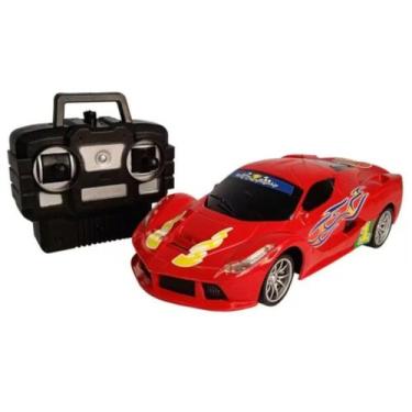 Imagem de Carrinho de Controle Remoto Esportivo Brinquedo Infantil Menino 4 Anos