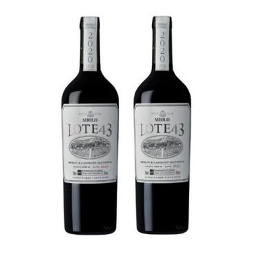 Imagem de Kit 2 Un Vinho Miolo Lote 43 750 ml