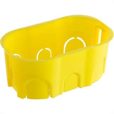 Imagem de Tramontina Eletrica Caixinha Luz Pvc Tram.Drywall 4X2Am - Kit C/10 Pc