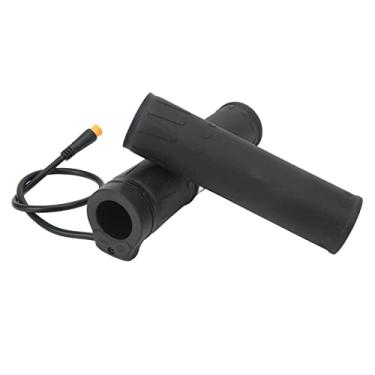 Imagem de Punho do Acelerador de Bicicleta Elétrica de Borracha Premium Akozon Com Junta à Prova d'água, Manopla do Acelerador Giratório de Meia Rotação para Reparo, Compatível Com Tensão