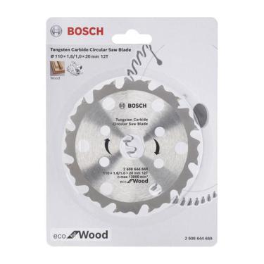 Imagem de Disco serra circular Bosch Eco Coolteq Ø110x20mm 12 dentes - robert bo
