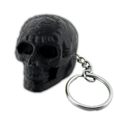 Imagem de Delta Loom Chaveiro realista Asteca Apito da Morte Autêntico Gritos Humanos Mais de 125 decibéis, Ideal para Autodefesa (Obsidian Black)