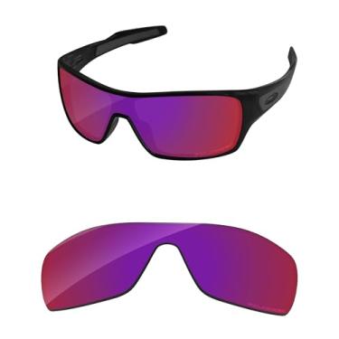 Imagem de PapaViva Lentes de reposição para óculos de sol Oakley Turbine Rotor OO9307 Midnight Sun - Polarizadas