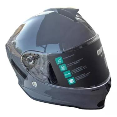 Imagem de Capacete Moto Mormaii M1 + Narigueira Nardo Grey Cinza Moon TAMANHO 60