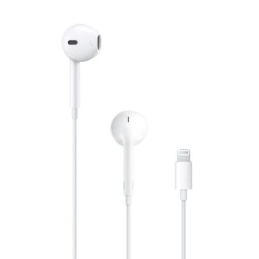 Imagem de Fone Lightning Compátivel iPhone 7 8 X 11 12 13 14 Com Fio - Hebros