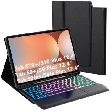 Imagem de Capa de teclado para Samsung Galaxy Tab S9 FE+/ S9+/ S10+ 12.4 - SNOOD