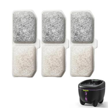 Imagem de Filtro para fonte de água Yowmoft sem fio para gatos com luz UV (YMW03)