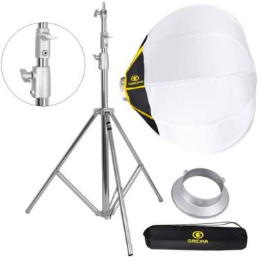 Imagem de Softbox Lanterna 65cm Greika Bowens Para Tocha E Luz Contínua + Tripe 