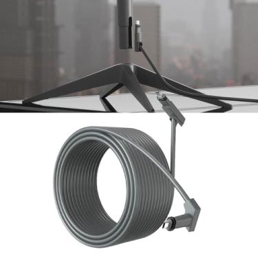 Imagem de Cabo Substituição Gen 2, Cabo Extensão à Prova D'água 147,6 Pés/45 M Com Tampa Final para Retangular V2, Kit Internet Acessórios Satélite para V2