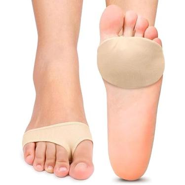 Imagem de Almofada de Metatarso Palmilha Ortopédica Flexível Esporão Macia Conforto dos Pés Neuroma de Morton Cores Sortidas