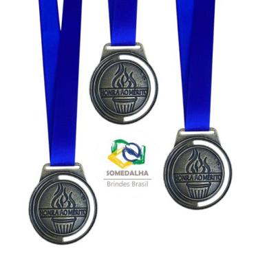 Imagem de Medalha de Honra ao Mérito, Medalha para Competições, 49mm, com Fita d