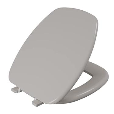 Imagem de Assento Sanitário Almofadado Thema Cinza Platina 48