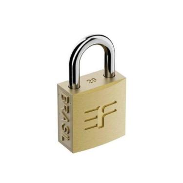 Imagem de Cadeado Latonado 20mm 3F CAD20LT Unica, Unica, Unico