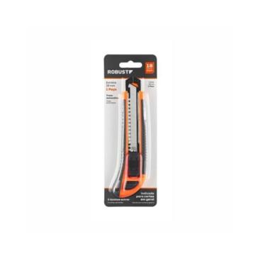 Imagem de Estilete Emborrachado com 5 Lâminas 18mm Robust S93201018