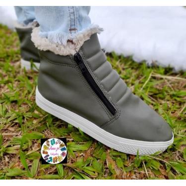 Imagem de Tenis Botinha Bota - AnaJu, Verde, 24-25